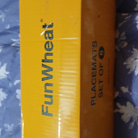 FunWheat Round Braided Placemats Set of 6 NWT - Picture 2 of 8